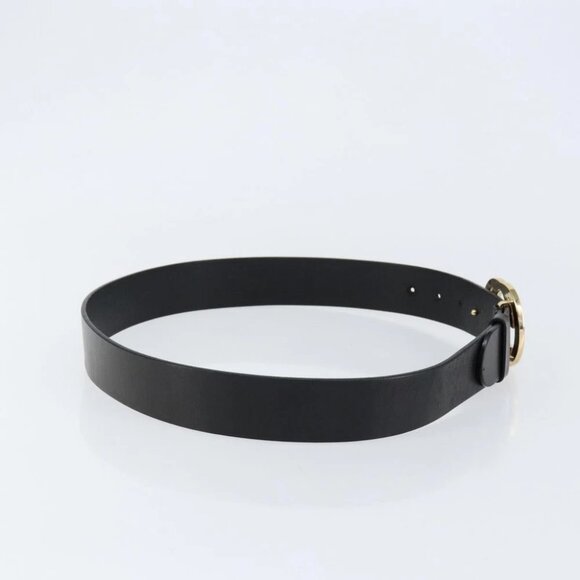 GUCCI Interlocking Belt Leather 37.4\